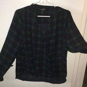 Black-watch plaid  blouse (The Limited!)